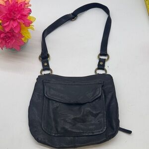 Fossil Elegant Black Leather Crossbody Bag BP9206F